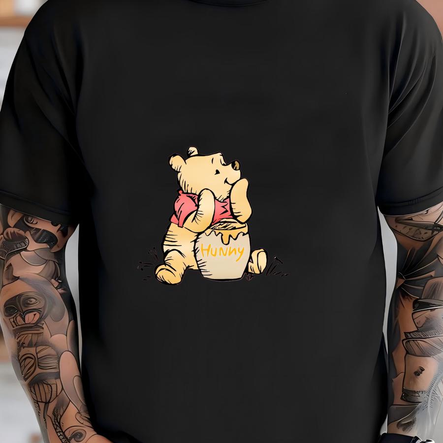 Vintage Pooh Shirt, Minimal Shirt, Trip Shirt, Family Matching Shirt T-shirt