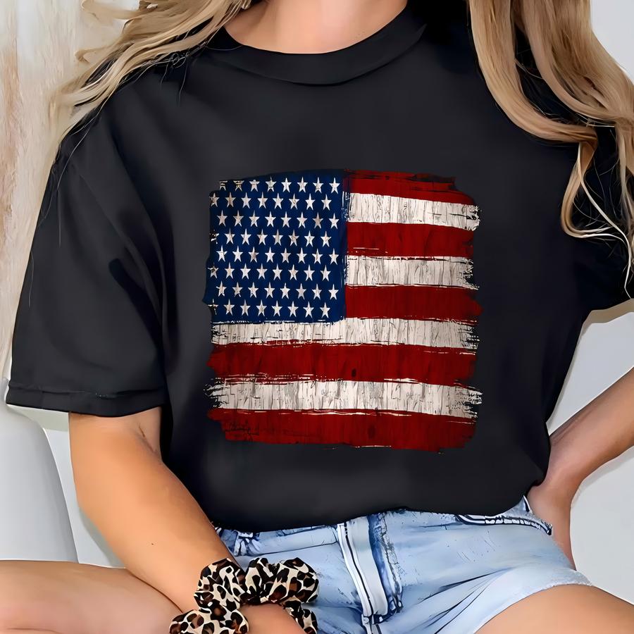 America Flag Hoodie, 4th Of July Flag Shirt, Patriotic Hoodies, Usa Flag Shirt, Patriotic American Flag Shirts, Usa Flag Distressed Shirt T-shirt