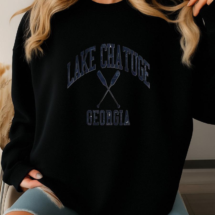 Lake Chatuge Georgia Hooded Sweatshirt Lake Chatuge Pullover Hoodie Sweatshirt
