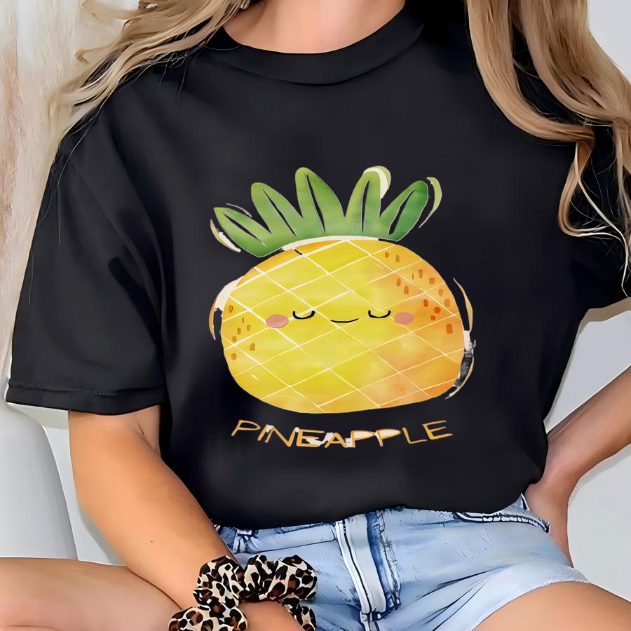 Pineapple Shirt, Kids Pineapple Shirt, For Kids Pineapple Gift Tee, Pineapple Lover Shirt, Pineapple Heart Shirt By Kidztee T-shirt