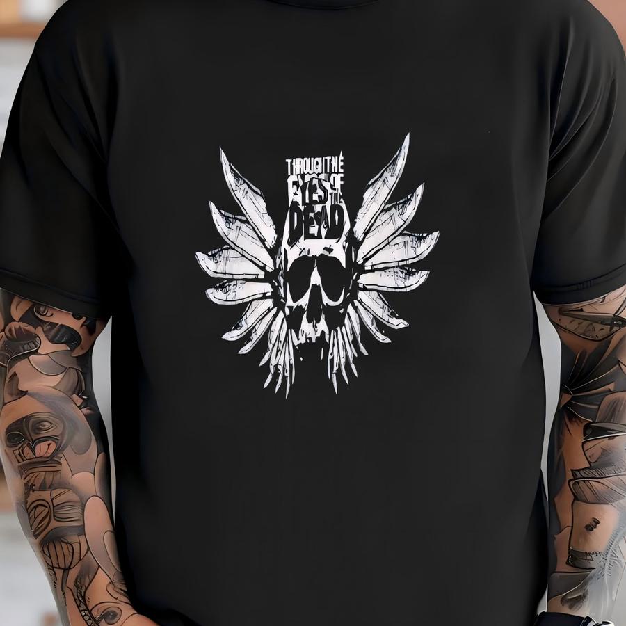 Vintage Trough The Eyes Of The Dead Tshirt Deathcore Band T-shirt