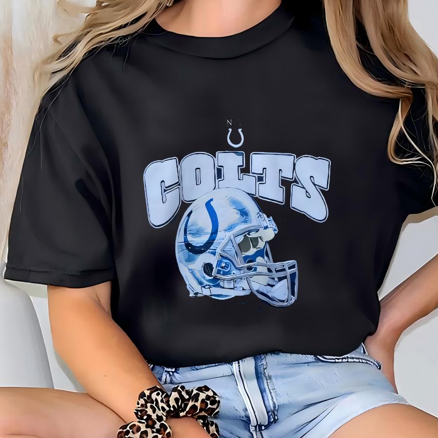 Apolis Colts American Football Sweatshirt Sweater Long Sve Pullover Blue Colour Shirt Extra Large Size Streetwear T-shirt