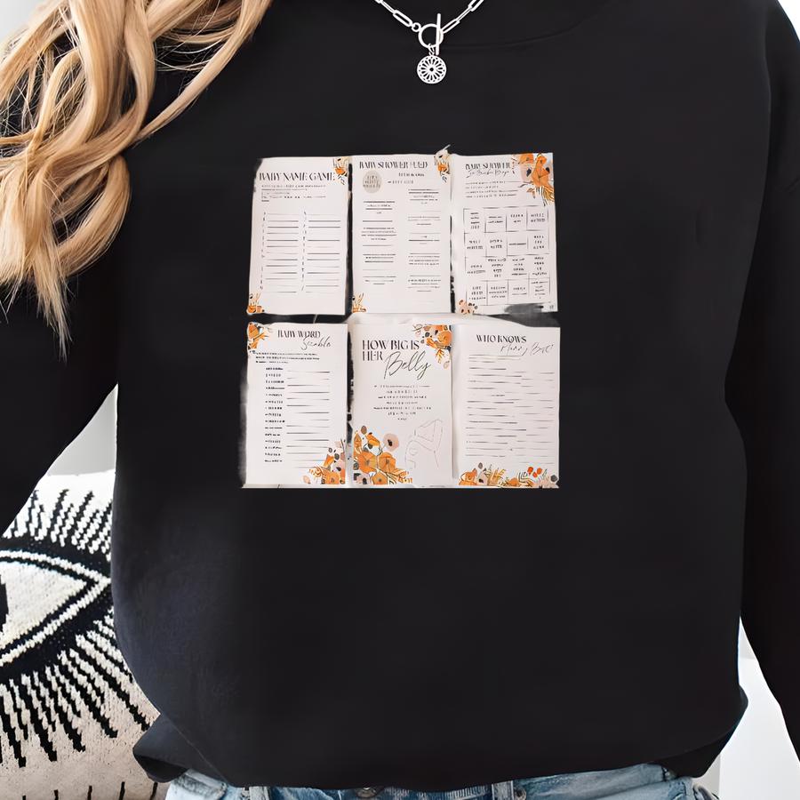 Floral Boho Baby Shower Invitation Bundle Wild Flower Shower Baby Bundle Baby In Bloom Summer Baby Shower Wild Flower Bundle Digital Canva Sweatshirt