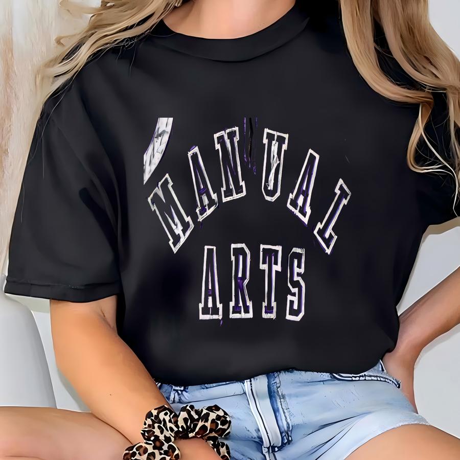 Vtg 50s 60s Manual Arts High School Purple Silver Satin Varsity College Jacket W.a. Goodman And Sons La Size 44 T-shirt