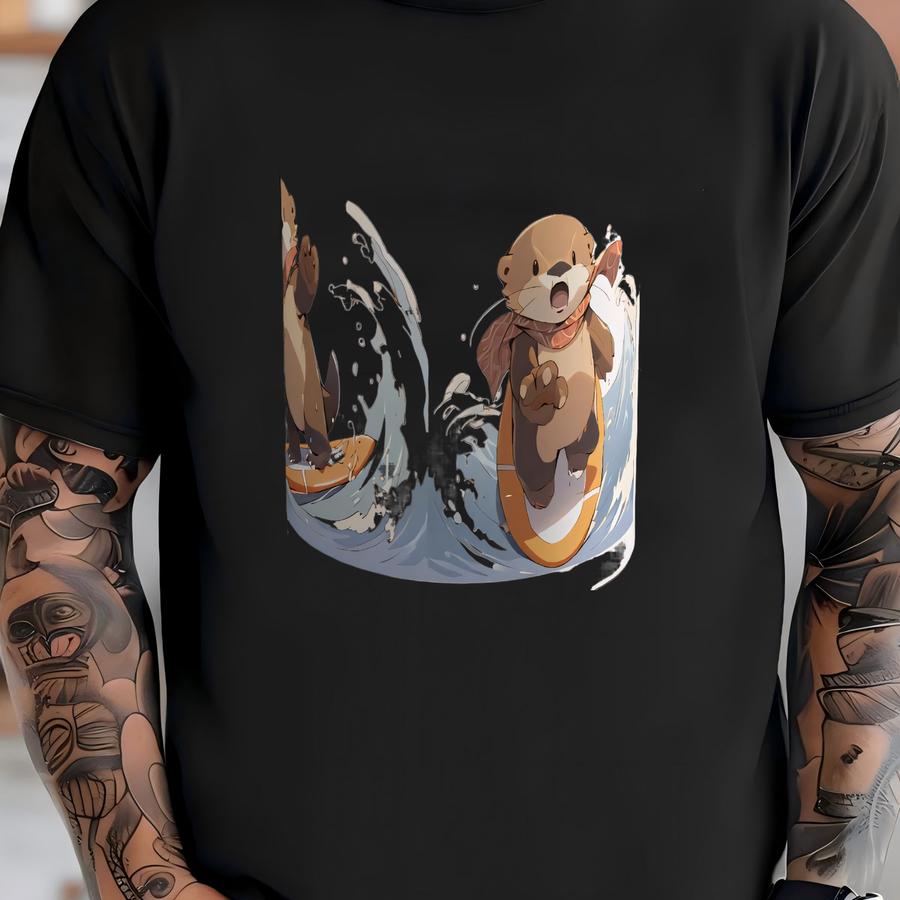 Surfing Sea Otter Coffee Mug - Surfing Sea Otter Coffee Cup T-shirt Surfing Sea Otter Coffee Mug - Surfing Sea Otter Coffee Cup T-shirt