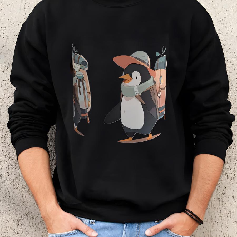 Traveling Penguins Coffee Mug - Traveling Penguin Coffee Cup Sweatshirt