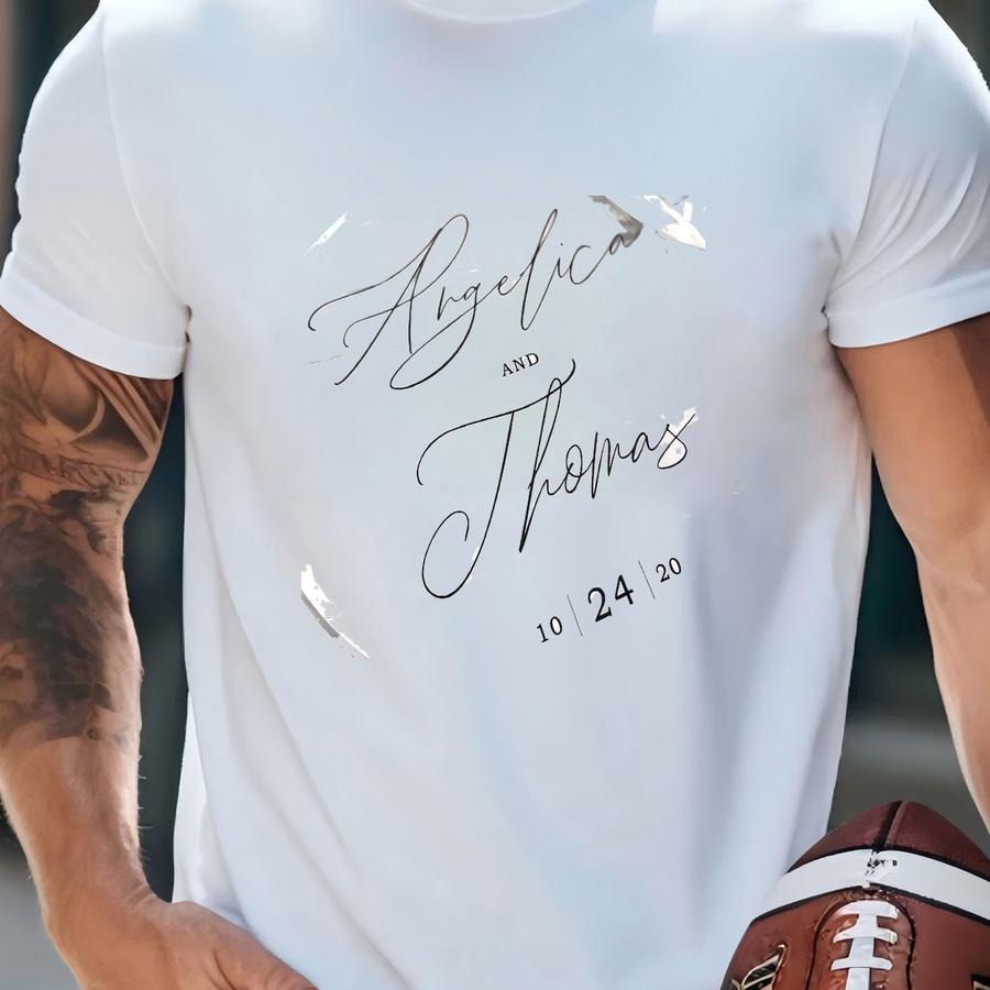Custom Wedding Ers, Minimalist Wedding Decor, Personalized Clear Ers, Custom Wedding Keepsakes, Wedding Favors, Wedding Name Gifts T-shirt Custom Wedding Ers, Minimalist Wedding Decor, Personalized Clear Ers, Custom Wedding Keepsakes, Wedding Favors, Wedding Name Gifts T-shirt