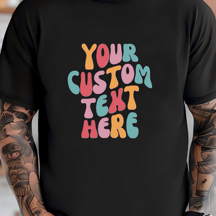 Front And Back Custom Shirt, Custom Hoodie, Custom Shirt, Nectarine Regular Text, Custom Text Retro Shirt, Shirt For Women Aesthetic T-shirt