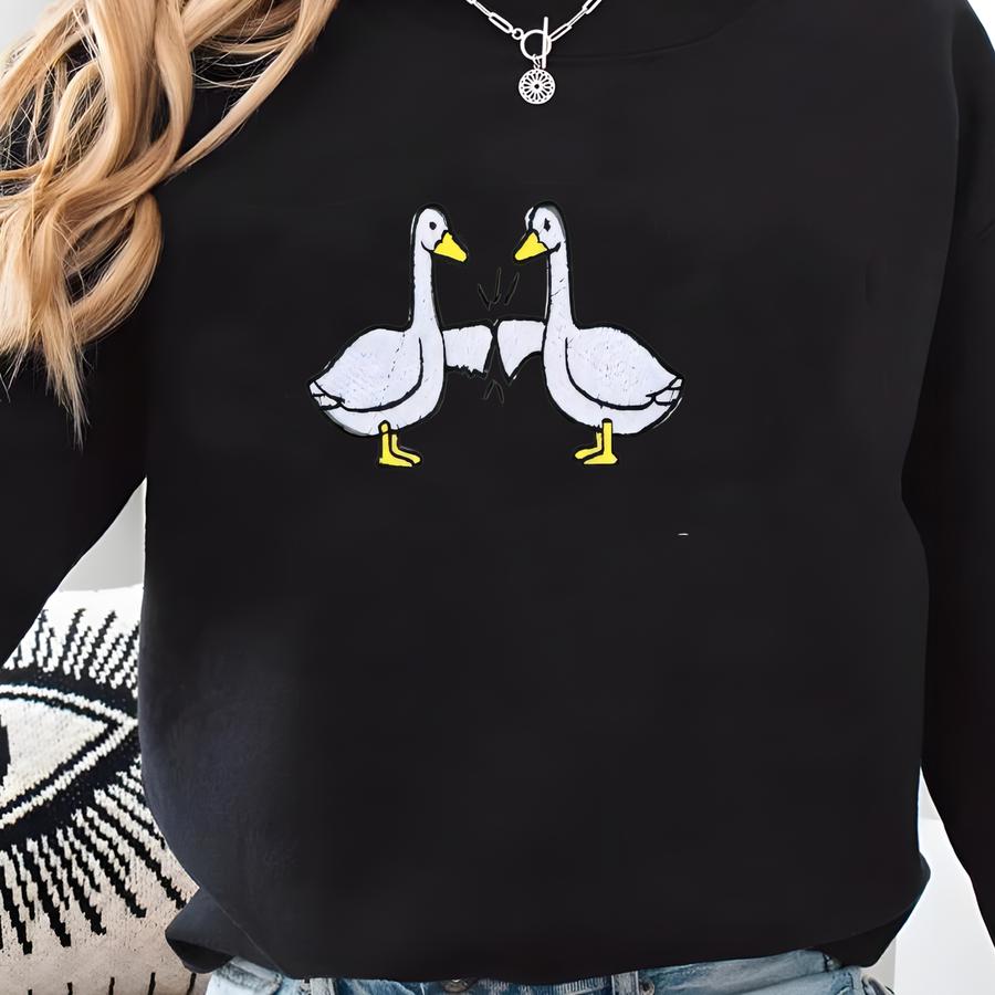 Goose Bumps Sweatshirt: Funny Crewneck Gag Gift Sweatshirt