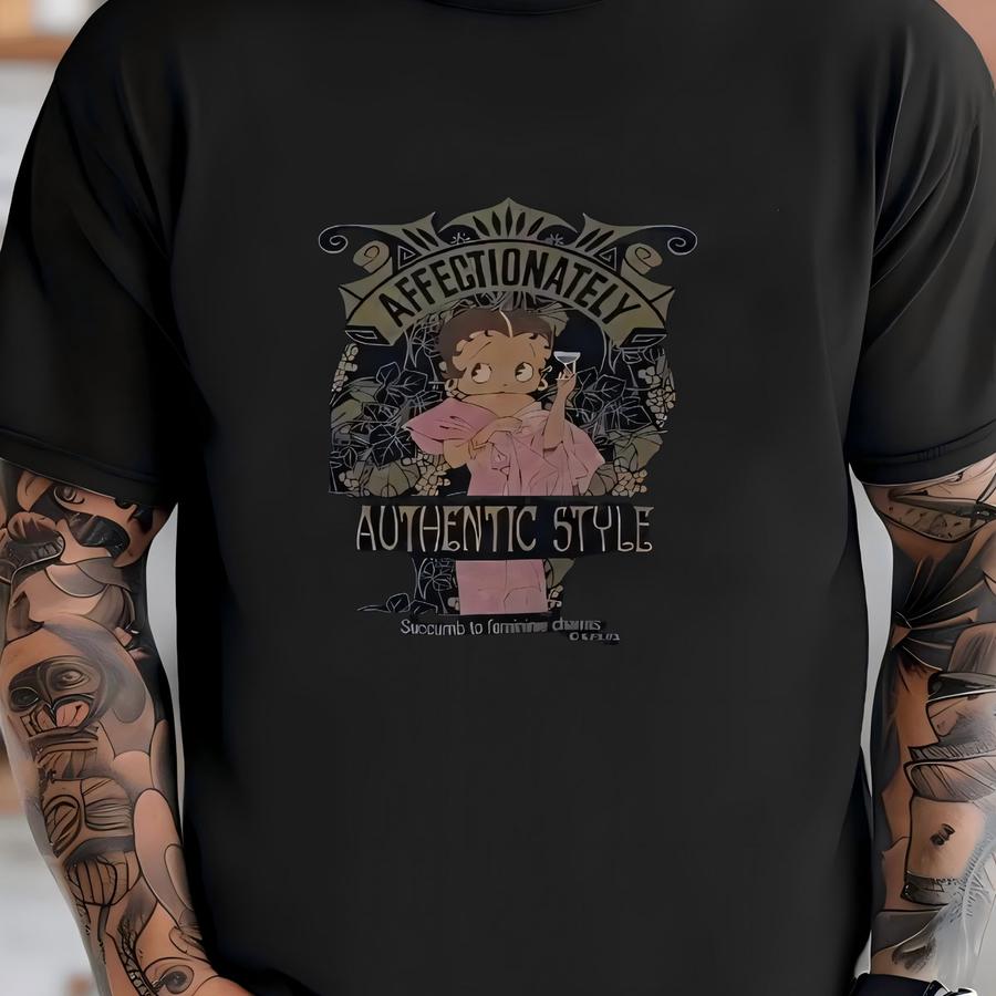 Vintage 90s Betty Boop Sweatshirt Pullover Vintage Cartoon Crewneck T-shirt