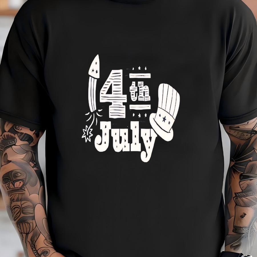 4th Of July Shirt, Fireworks Shirt, Independence Day Shirt, Patriotic Shirt, Usa Shirt, Freedom Shirt, America Lover Tee, 4th Of July Party T-shirt