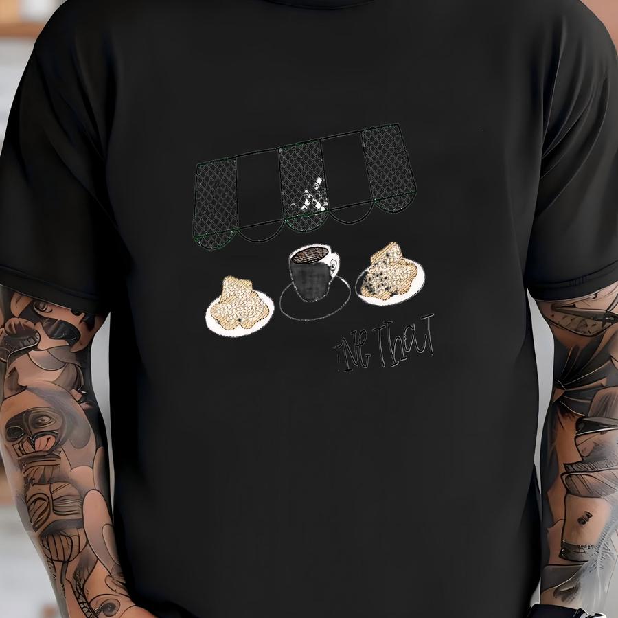 Cafe Du Monde Hoodie - Beignet Done That - Optional Personalization - Green White - Coffee New Orleans Tourist Attraction T-shirt