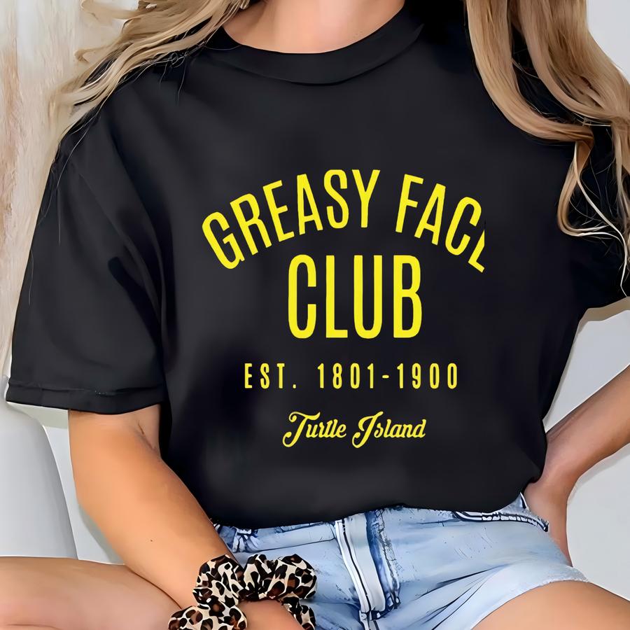 Shirt: Greasy Face Club T-shirt