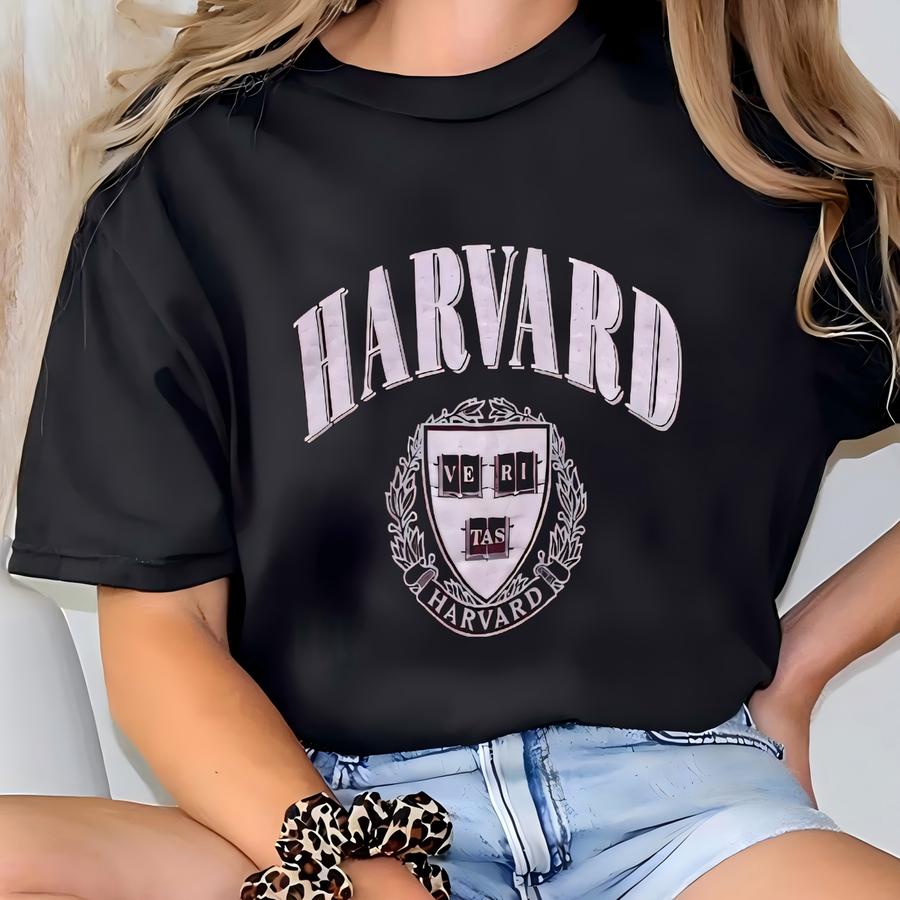 Vintage Harvard University Sweatshirt Sweater Big Spell Out Long Sve Maroon Colour Pullover Jumper Shirt Medium Streetwear Vtg 90s T-shirt