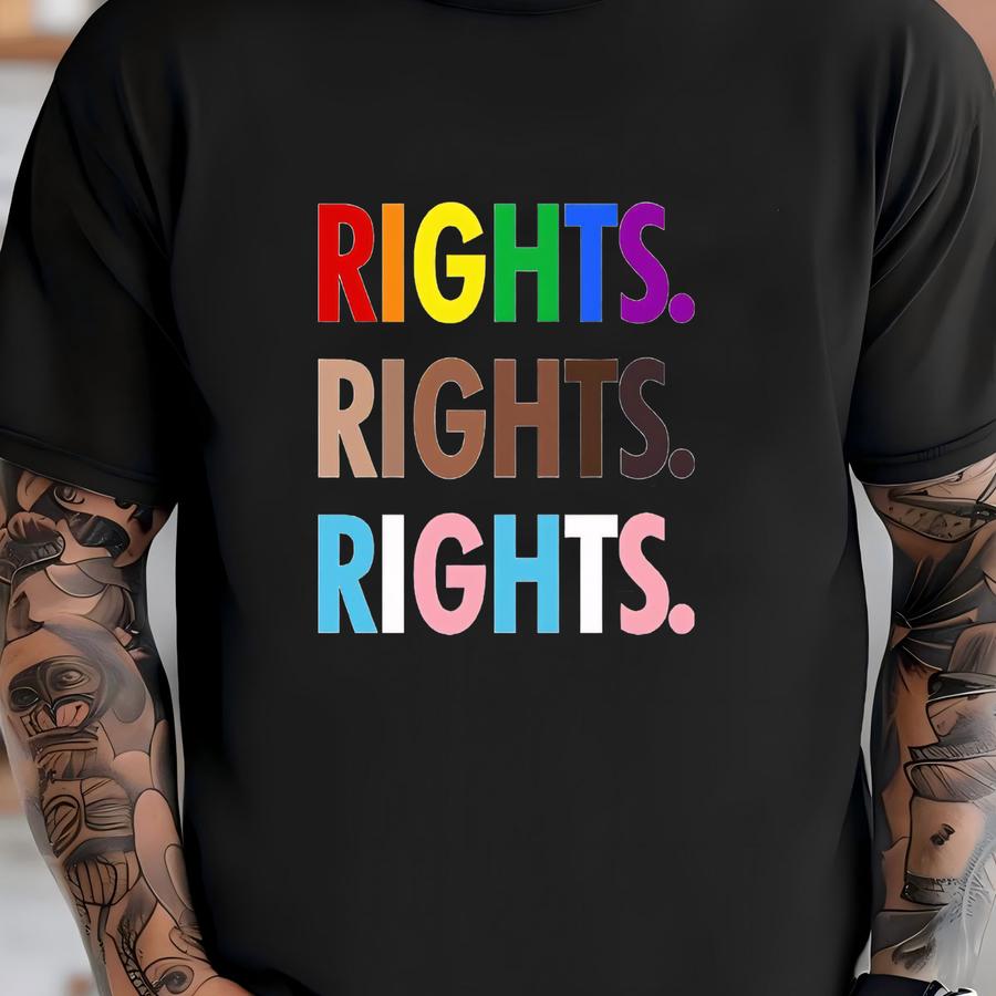 Lgbt Rights Shirt, Human Rights Shirt, Equal Rights Shirt, Lgbt Pride Shirt, Lgbt Support Tee, Pride Ally Shirt, Rainbow Pride Shirt T-shirt