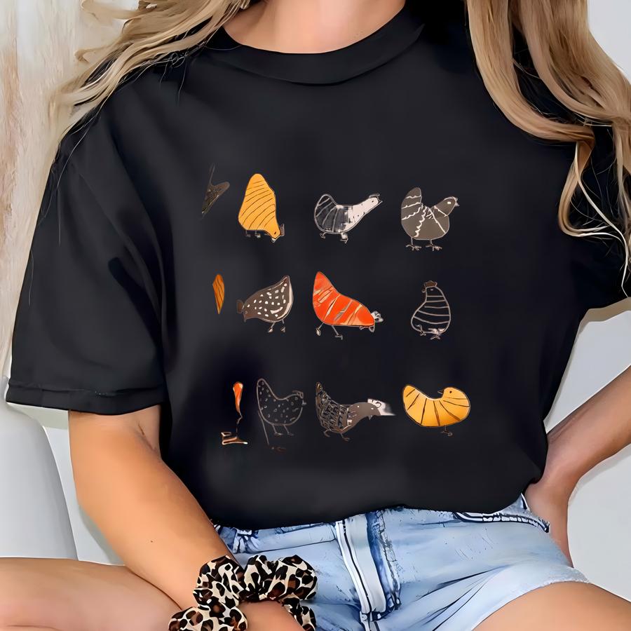 Chickens Graphic Tee T-shirt