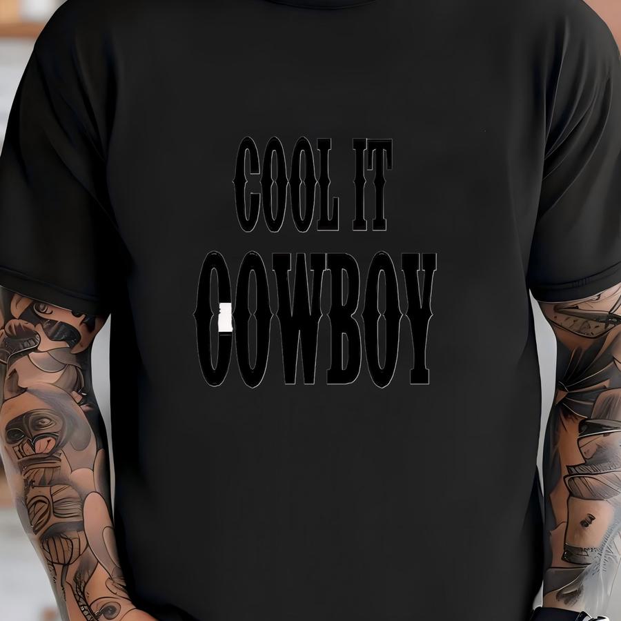 Cool It Cowboy // Western Style // Cowboy Hat // Trucker Hat T-shirt