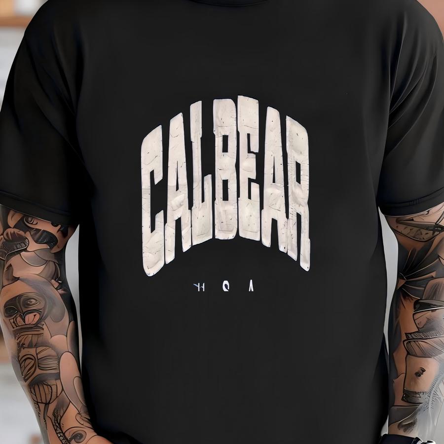 Vintage Calbear Usa Surf Surfing Hawaii Sweatshirt Made In Usa Blue Colour T-shirt