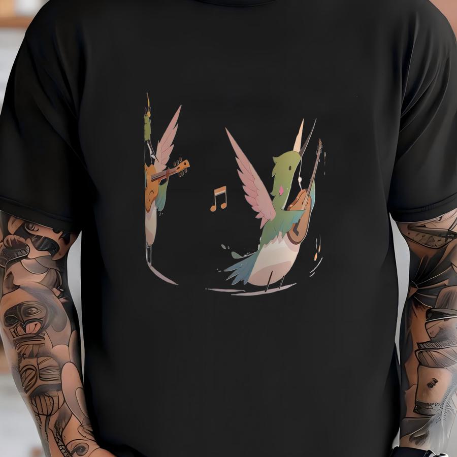 Hummingbird Guitar Coffee Mug - Hummingbird Guitar Coffee Cup T-shirt