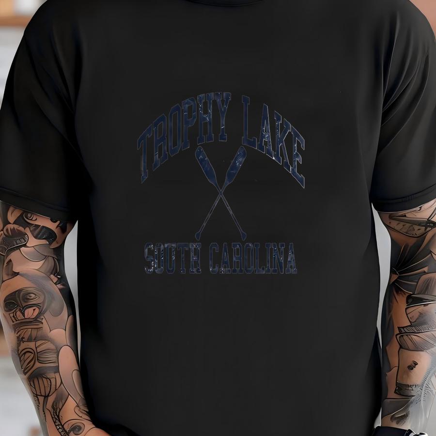 Trophy Lake South Carolina Crewneck Sweatshirt Trophy Lake Pullover Crewneck T-shirt