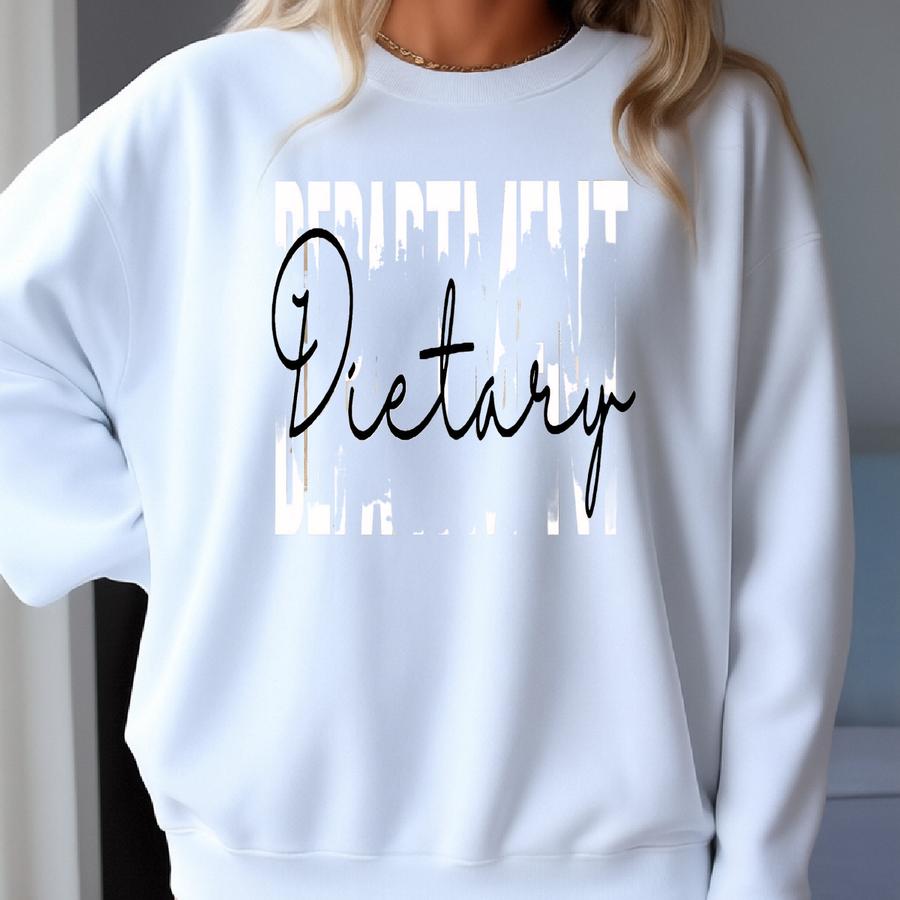 Dietary Department Shirt, Sweatshirt, Hoodie, Long Sve, Gift, Registered Diean, Nutritionist, Rd, Rdn Sweatshirt