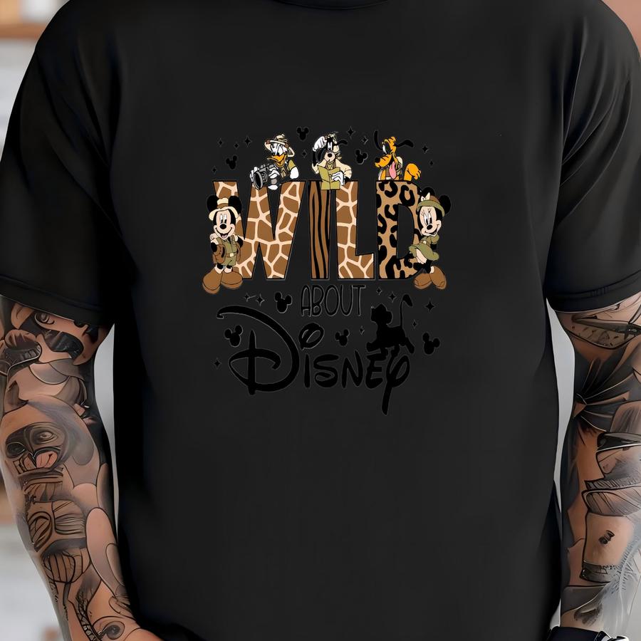 Wild About Shirt, Safari, Animal Kingdom Shirt, Safari Tee, Family Trip Matching Tee T-shirt