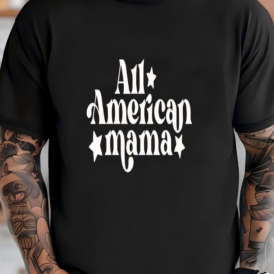 Mama 4th Of July Shirt: Patriotic Mom Usa T-shirt