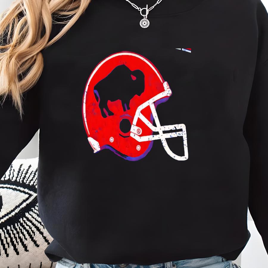 Buffalo Football Unisex T-shirt | Royal | Football Tee | Graphic Tee | Screen Printed Premium T-shirt Sweatshirt