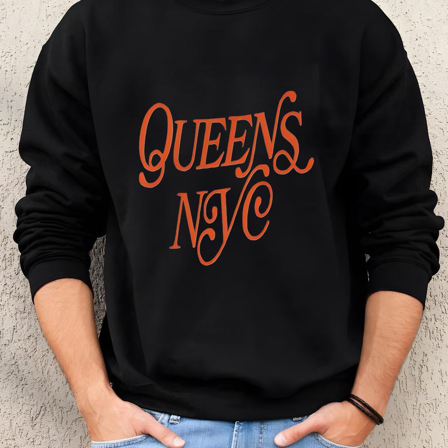 Retro Classic Queens Nyc T-shirt, New Yorker Tee, Unisex New York City Gifts, Nyc Borough, Tee Sweatshirt
