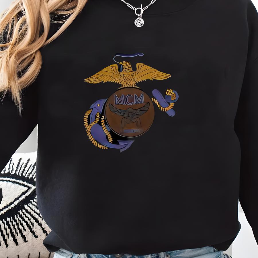 Mcm Legere Colour Block Sweatshirt Crewneck Sweatshirt