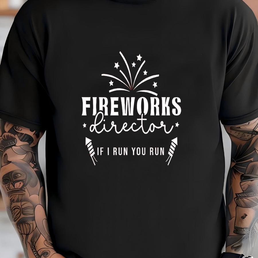 Fireworks Director If I Run You Run Tank, Fireworks Tank, 4th Of July Tank, Independence Day Tank, Funny 4th Of July Tank, Patriotic Tank T-shirt