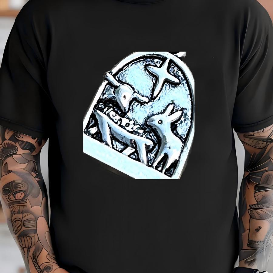 Nativity Earrings Christmas Earrings Baby Jesus Manger Scene Crech Christmas Gift Idea Silver Dangle Earrings Inexpensive Gifts For Her T-shirt