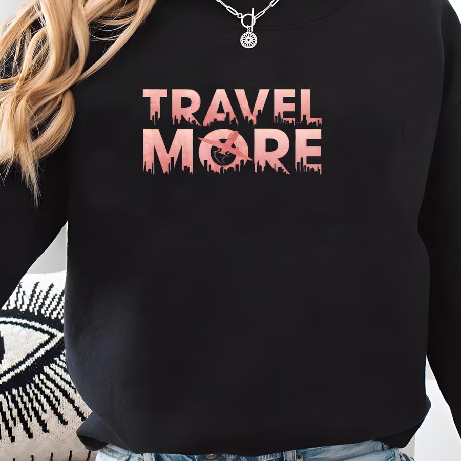 Travel More Worry Less Shirt, Summer Shirt, Vacation Shirt, Summer Trip Shirt, Beach Vibes Shirt, Beach Shirt, Vacay Mode Shirt, Waves Tee Sweatshirt