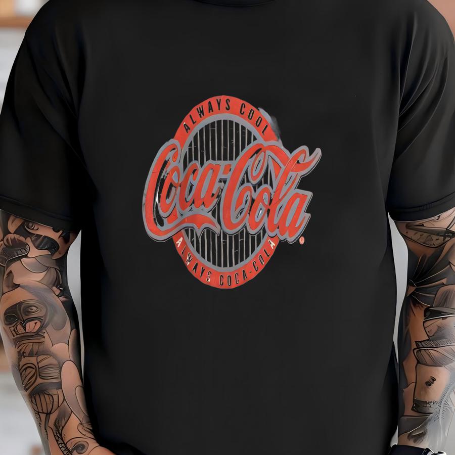 80s Coca-cola Always Cool Always Sweatshirt L Size T-shirt