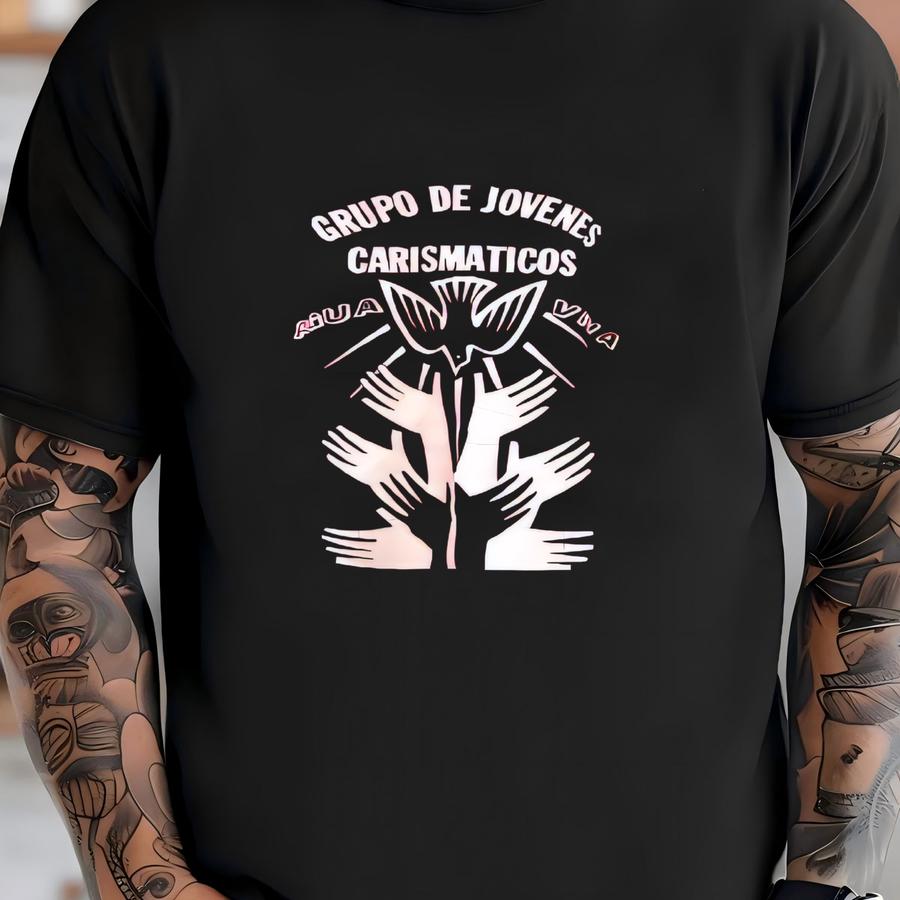 Vintage 90’s Single Stitch Red Christian Dove Graphic Hoodie - Large T-shirt