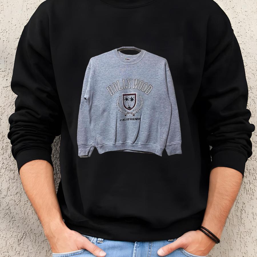 Vintage 90s Hollywood California Sweatshirt Sweatshirt