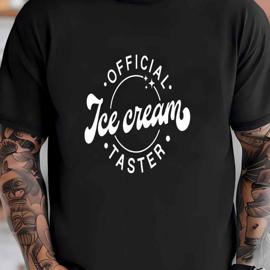 Official Ice Cream Taster Shirt, Summer Shirt, Ice Cream Lover Shirt, Ice Cream Beach, Ice Cream Gift, Summer Gift, Summer Lover Shirt T-shirt