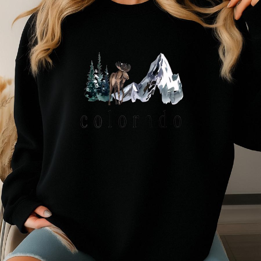 Colorado Sweatshirt, Colorado Crewneck, Colorado Shirts For Women, Colorado Gifts, Colorado Mountain Sweatshirt, Colorado Shirt Sweatshirt