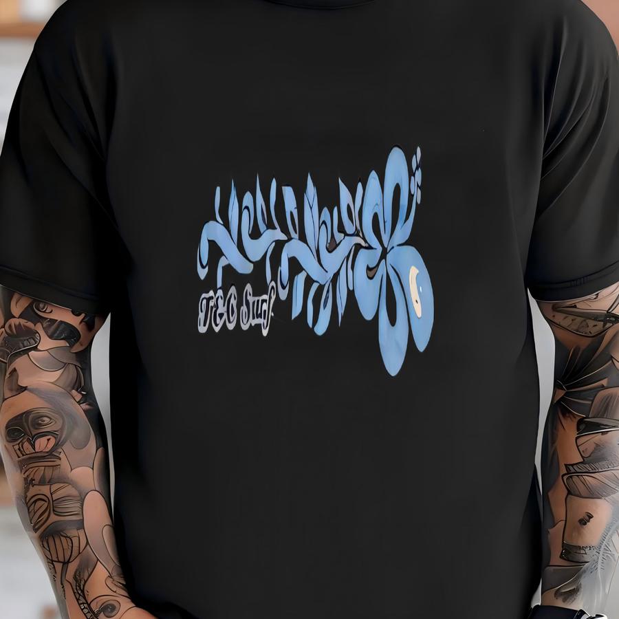 Vintage 90s T C Town And Country Hawaii Surf Design Hawaii Surfboard Sweatshirt M Size T-shirt