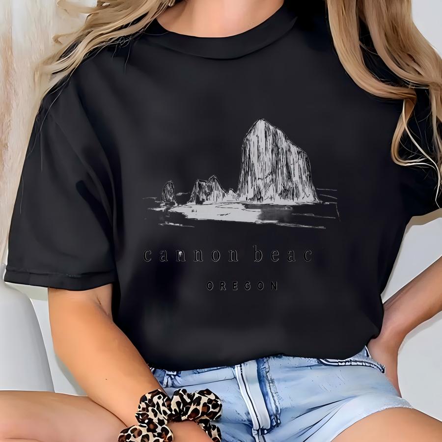 Cannon Beach Sweatshirt, Cannon Beach Crewneck, Haystack Rock Shirt, Cannon Beach Gifts T-shirt