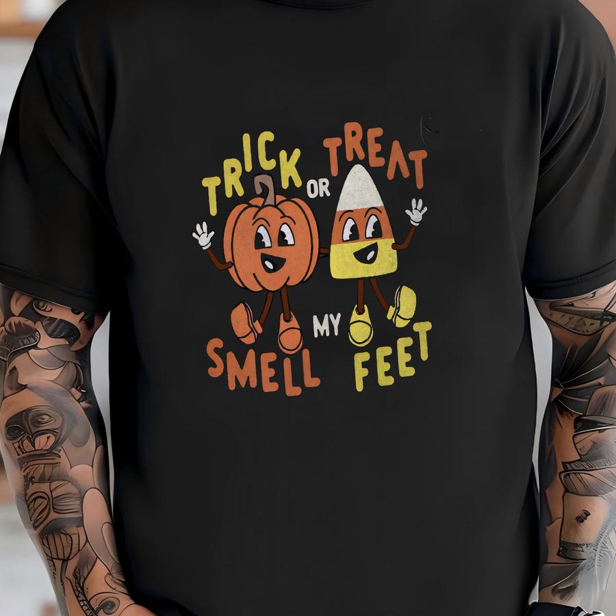 Trick Or Treat Sweatshirt, Funny Halloween Sweatshirt, Halloween Party Sweatshirt, Halloween Costume Sweatshirt, Women Halloween Sweatshirt T-shirt