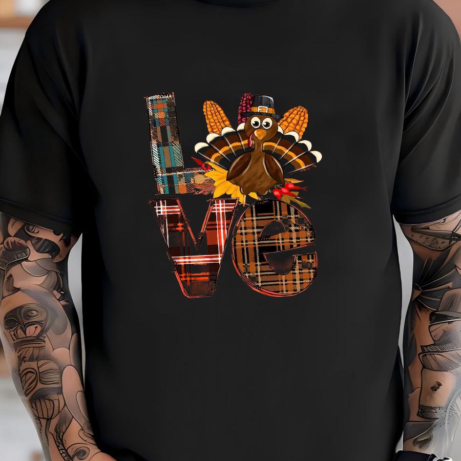 Thanksgiving Sweatshirt | Thanksgiving Shirt, Love Turkey Shirt, Thanksgiving Women Shirt, Thanksgiving Gift, Thanksgiving Sweatshirt T-shirt