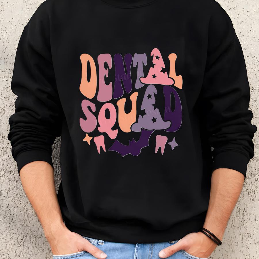 Halloween Dental Svg Dental Halloween Svg Spooky Dental Svg Cut File Fall Dental Office Shirt Svg Dental Assistant Svg Fall Dental Png Sweatshirt