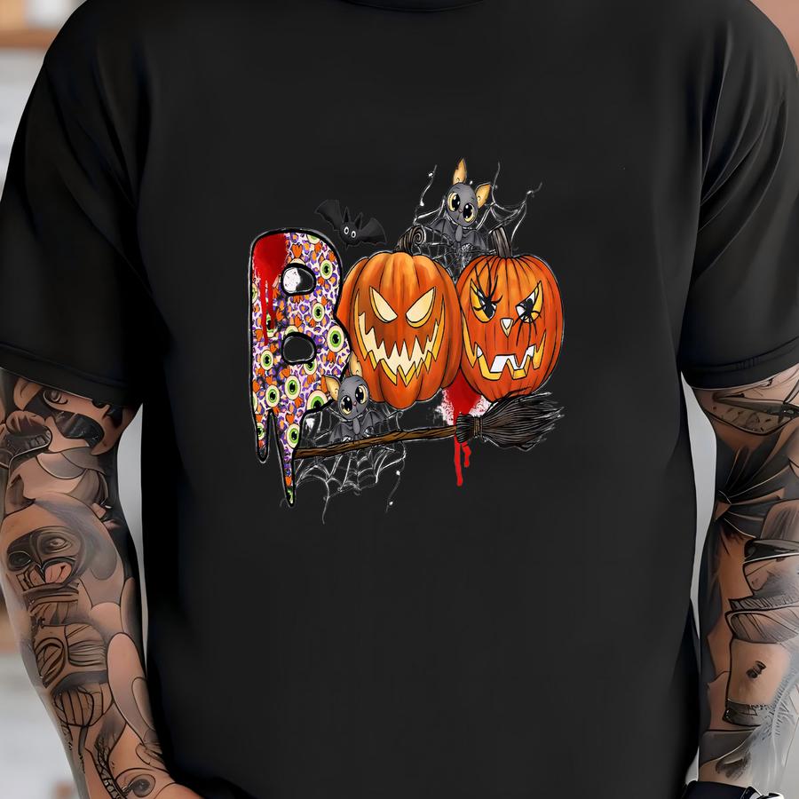 Boo Halloween Shirt, Halloween Gifts, Ghost Shirt, Halloween Costume, Halloween Party Shirt, Boo Shirt For Kids, Funny Halloween Shirt Gifts T-shirt