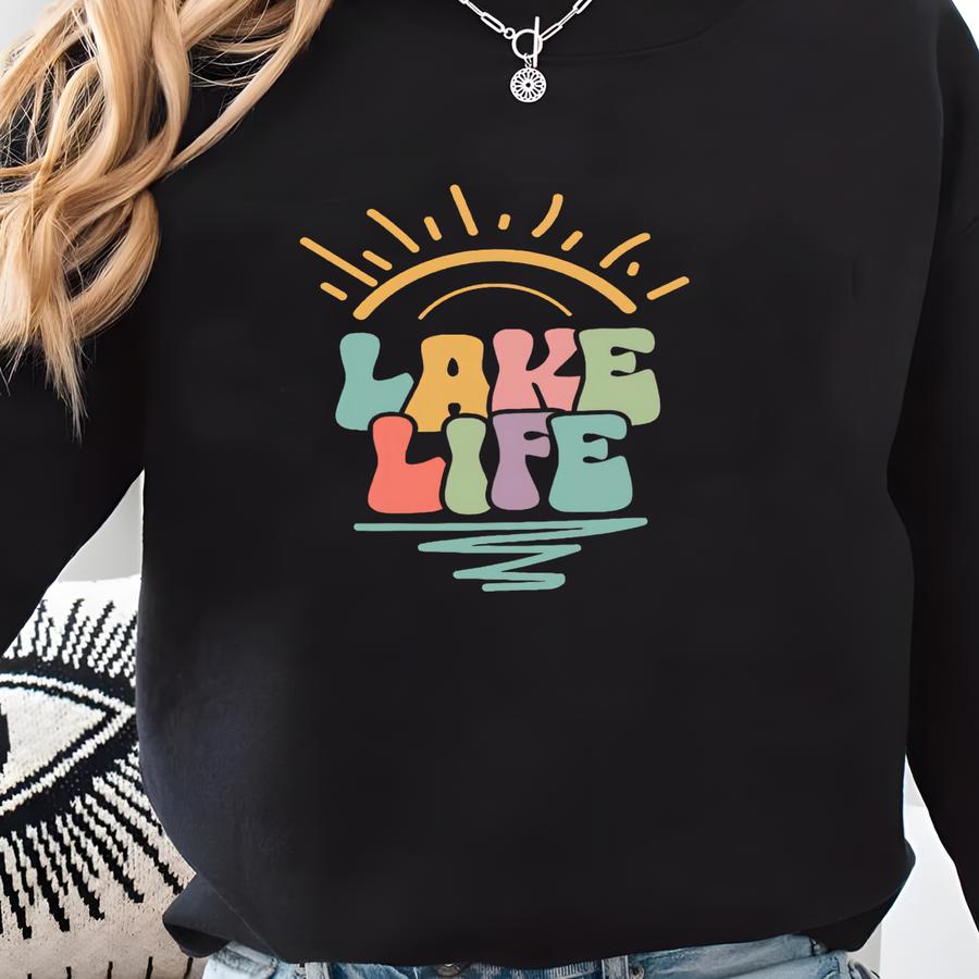 Lake Life Shirt, Lake Shirt, Summer Shirt, Vacation Shirt, Summer Trip Shirt, Beach Vibes Shirt, Beach Shirt, Vacay Mode Shirt, Waves Tee Sweatshirt