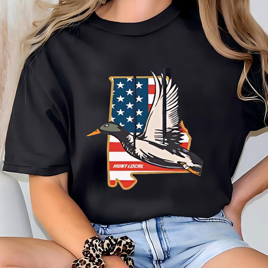 - Usa Duck Hunting Hoodie, American Waterfowl Sweater, Men's, Women's, Hunting Sweatshirt Apparel, Gifts For Duck Hunters, T-shirt