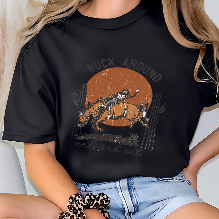 Cowboy Graphic Tee, Western Graphic Tee, Vintage Graphic Tee, Nashville Shirt, Women's Graphic Tee, Rodeo Shirt, Rodeo Graphic Tee T-shirt