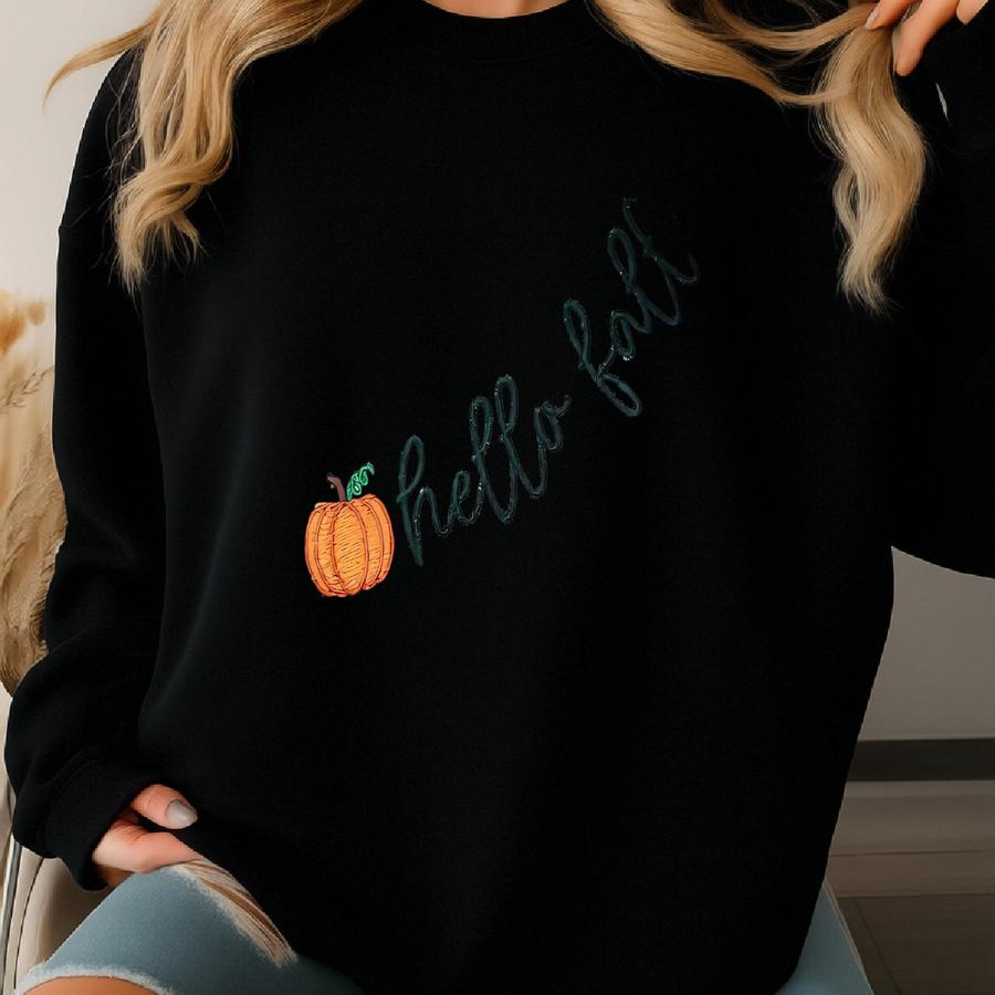 Pumpkin Sweatshirt: O Fall Crewneck Sweatshirt Pumpkin Sweatshirt: O Fall Crewneck Sweatshirt