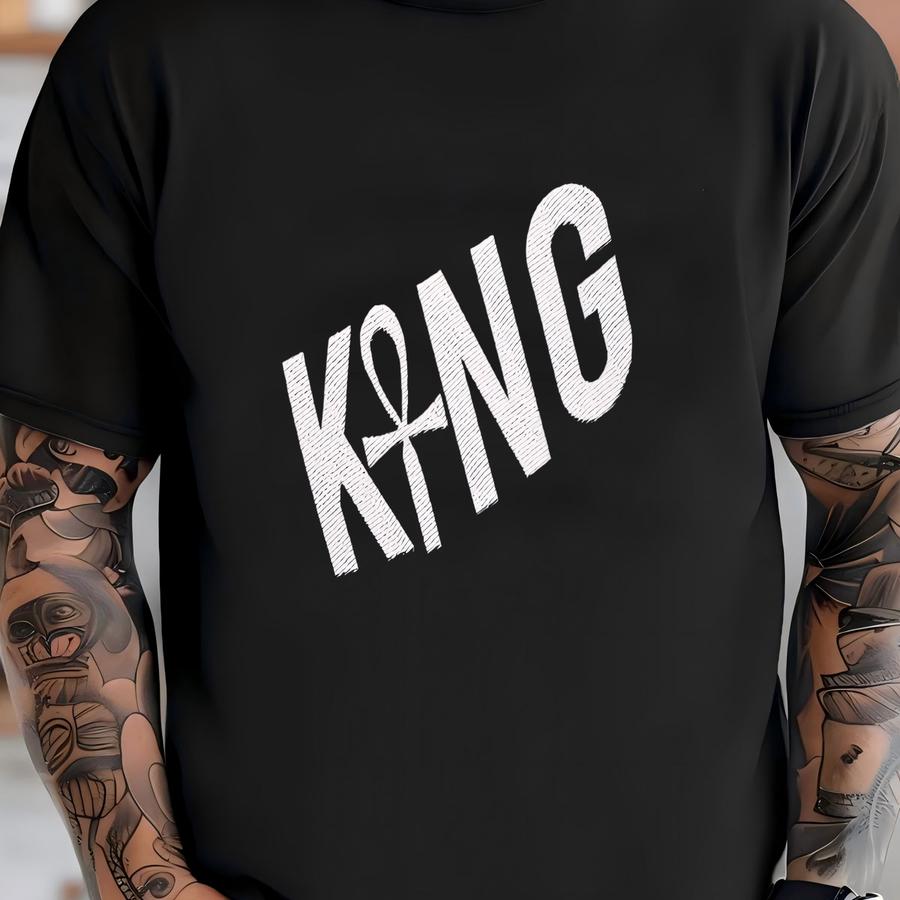 Egyptian Ankh King Hat T-shirt