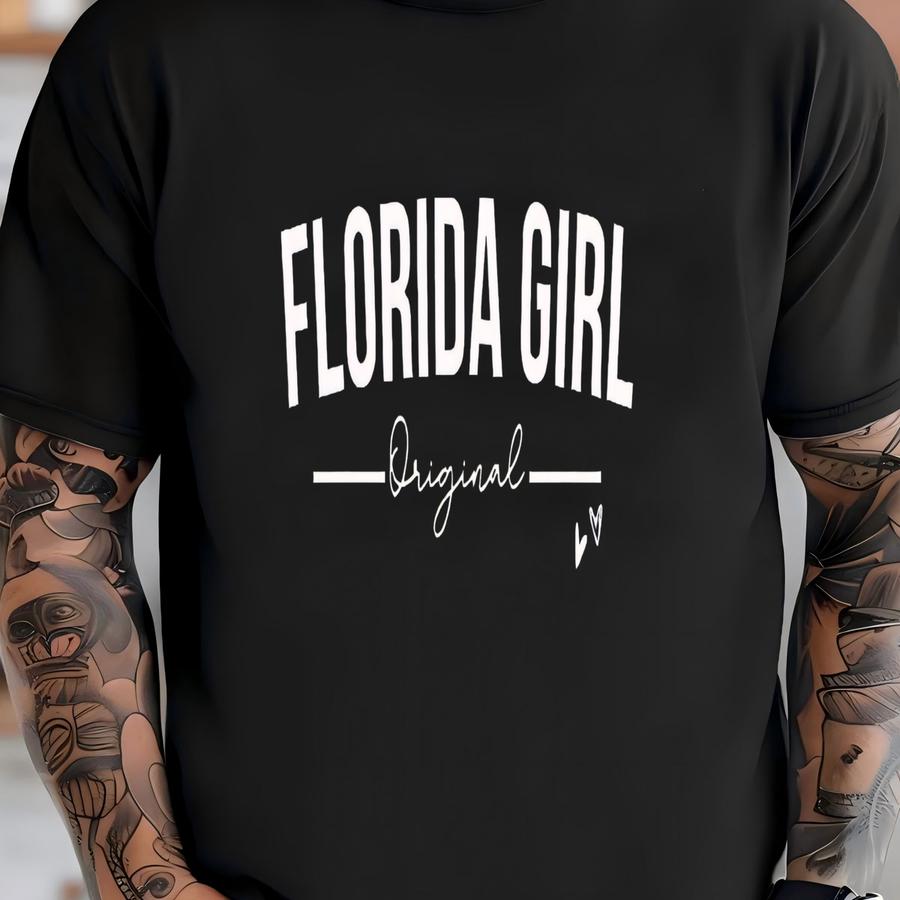 Florida Girl, Florida Love, Sunshine State, Florida Travel Tee, Florida Gift For Her, Cute Florida Shirt, Florida Beach Vibe,al Living T-shirt